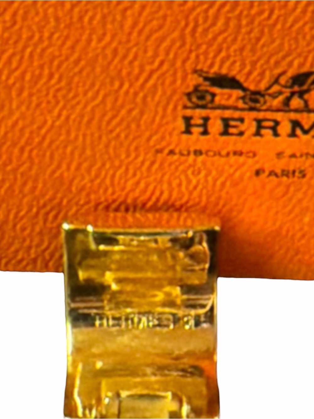 Vintage Hermès "Kelly en Perles" Blue Enamel Clip-On Earrings with Box - Picture 3 of 3